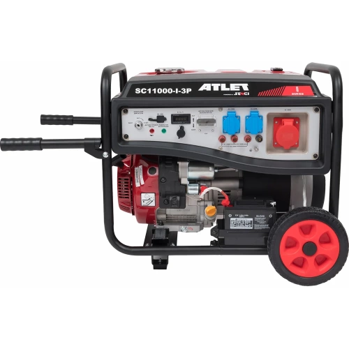 Бензиновый генератор ATLET (8кВт, электростартер, колеса и ручки) SC11000-I-3P фото 9