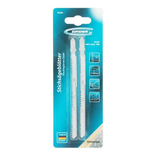 Полотна для электролобзика универсальные, двухсторонние, фигурный рез, 2 шт. (3150 - FKR) Gross фото 6 Полотна для электролобзика универсальные, двухсторонние, фигурный рез, 2 шт. (3150 - FKR) Gross фото 6