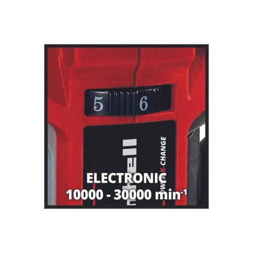 Фрезер аккумуляторный Einhell PXC TP-RO 18 Set Li BL, 18 В, 10-30 т/мин, цанга 6/8 мм + 1 акк. 4 Ач + ЗУ 3 А 4350410SET фото 6