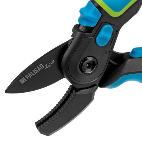 Секатор с наковальней, 220 мм, регулировка захвата, трехкомпонентные рукоятки, Luxe, Palisad фото 4