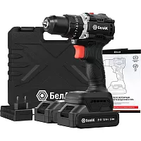 Дрель-шуруповерт БелАК бесщеточная, 21V 55Hm, в кейсе, 2 АКБ БАК.53314