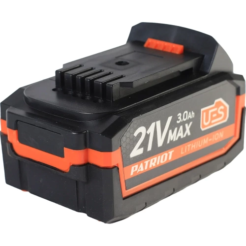 Батарея аккумуляторная PB BR 21V(Max) Li-ion UES 3.0 Ah, тонкая зарядка Patriot 180301123 Батарея аккумуляторная PB BR 21V(Max) Li-ion UES 3.0 Ah, тонкая зарядка Patriot 180301123