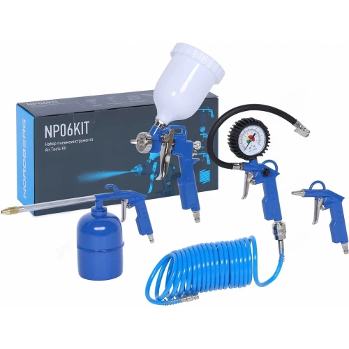 Набор пневмоинструментов NORDBERG 5 предметов NP06KIT