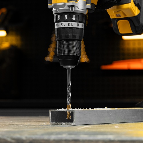 Сверло спиральное по металлу 7,0 x 109 мм, Р6М5, Golden Tip  Denzel фото 9