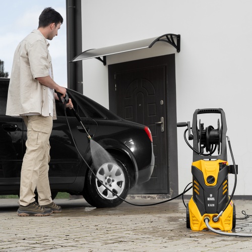 Моечная машина высокого давления R-165D, 2200 Вт, 165 бар, 7 л/мин, с барабаном Denzel фото 18