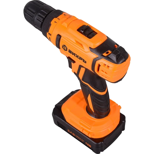 Дрель-шуруповерт аккумуляторная Вихрь ДА-35Л2-18КА 900/72/14/71 фото 5 Дрель-шуруповерт аккумуляторная Вихрь ДА-35Л2-18КА 900/72/14/71 фото 5