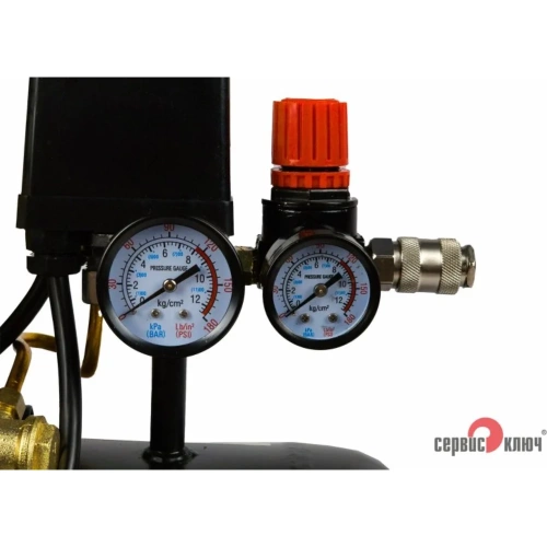 Пневматический компрессор Сервис Ключ 1,5 КВт 50 л 75605 фото 8