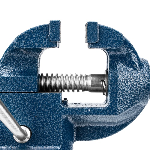 Тиски слесарные, настольные, поворотные, ширина рабочих губок 65 мм, наковальня Сибртех фото 13