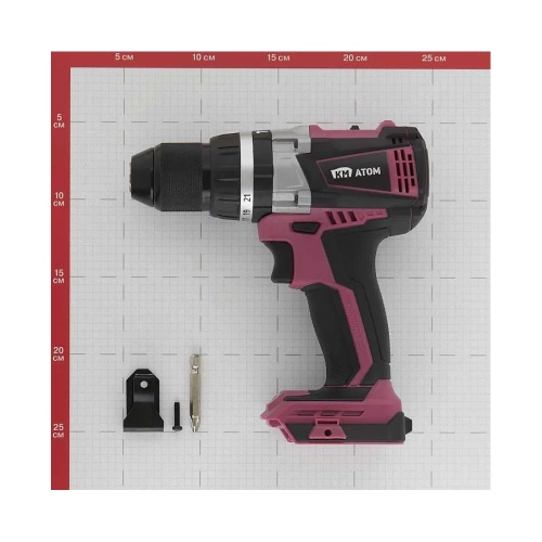 Дрель-шуруповерт ударная аккумуляторная КМ АТОМ 18 В без АКБ и ЗУ CID-184BL фото 8