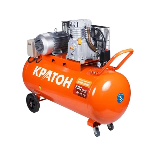Масляный компрессор с ременным приводом Кратон AC-530-200-BDH 3 01 01 043 фото 3