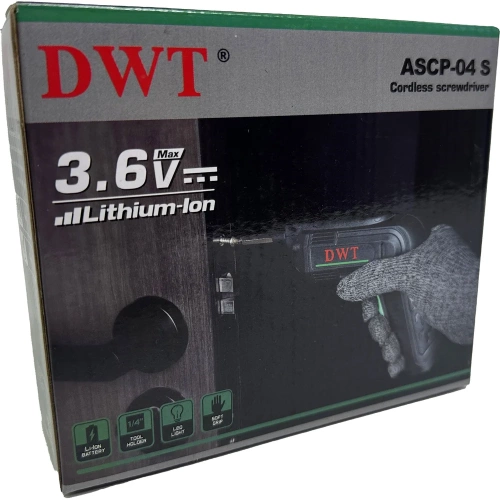 Аккумуляторная отвертка DWT ASCP-04 S фото 9