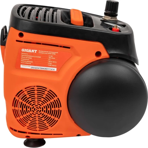 Безмасляный малошумный компрессор Gigant GSWK-6/180 фото 9