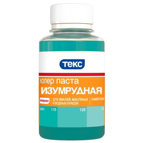 Колер-паста Текс Универсал №5 изумрудная 0,1 л