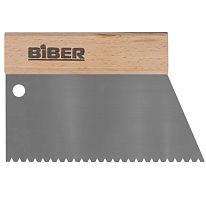 Шпатель для клея Biber 35282 зубчатый тип B6 180 мм
