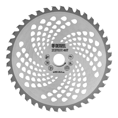 Триммер бензиновый DTL-43, 43 см3, неразъемная штанга, состоит из 2 частей Denzel фото 13