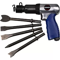 Пневмомолоток SUMAKE ST-M3009K/H + 5 зубил 170 мм 8096330