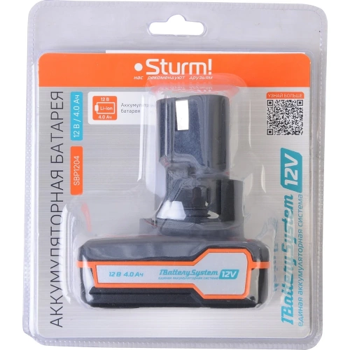 Аккумулятор Sturm 12В, 1BatterySystem12V, 4.0Ач SBP1204 фото 7