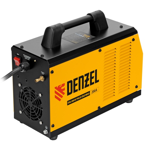 Аппарат инвертор. аргонодуговой сварки ITIG-200 DС Pulse Cold Weld, 200 А, ПВ 60% Denzel фото 3