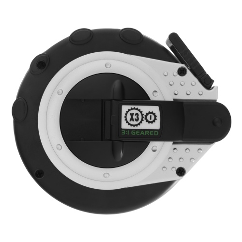 Рулетка геодезическая 30 м х 13 мм, закрытый корпус, металлическая лента, нейлон Gross фото 2