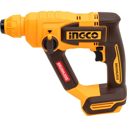 Аккумуляторный перфоратор INGCO 20В 1.8Дж без АКБ и ЗУ SUPER INDUSTRIAL CRHLI20188 фото 5 Аккумуляторный перфоратор INGCO 20В 1.8Дж без АКБ и ЗУ SUPER INDUSTRIAL CRHLI20188 фото 5