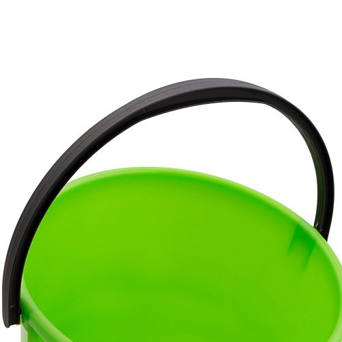 Ведро пластмассовое круглое 13 л, с крышкой, Light Elfe фото 4