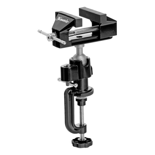 Тиски настольные, многофункциональные, сменная насадка, хомут для дрели, шарнирный механизм, 70 мм Matrix фото 29