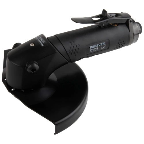 Угловая шлифовальная машина пневматическая DeBever 178 мм, рычажный тип, 7600 об/мин, 1.4 кВт DB-1120 фото 5 Угловая шлифовальная машина пневматическая DeBever 178 мм, рычажный тип, 7600 об/мин, 1.4 кВт DB-1120 фото 5