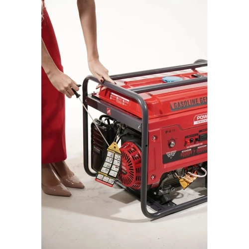 Генератор бензиновый электрический POWERAC 8 кВт, 220В, 16л.с., электростартер + АКБ PR8500H2E фото 4 Генератор бензиновый электрический POWERAC 8 кВт, 220В, 16л.с., электростартер + АКБ PR8500H2E фото 4