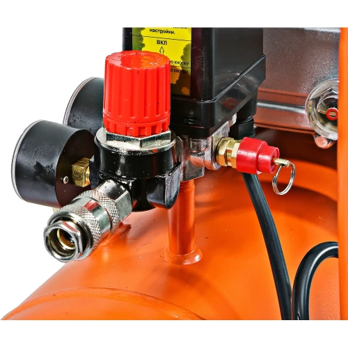 Воздушный компрессор 2000 Вт, 24 л, 8 бар, 210лмин, картон ВКС-9315С фото 9