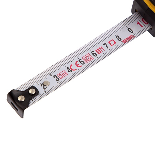 Рулетка 3м х 16мм, двухкомп. корпус, кнопка-пауза Denzel фото 7