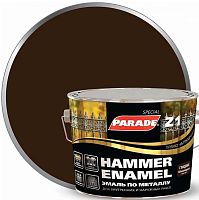 Эмаль по металлу Parade Special Z1 гладкая RAL 8017 Л-С шоколадная 2,5 л