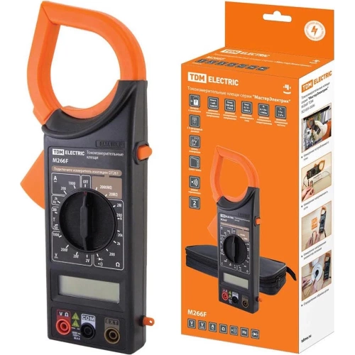 Токоизмерительные клещи TDM ELECTRIC МастерЭлектрик SQ1005-0006 фото 3