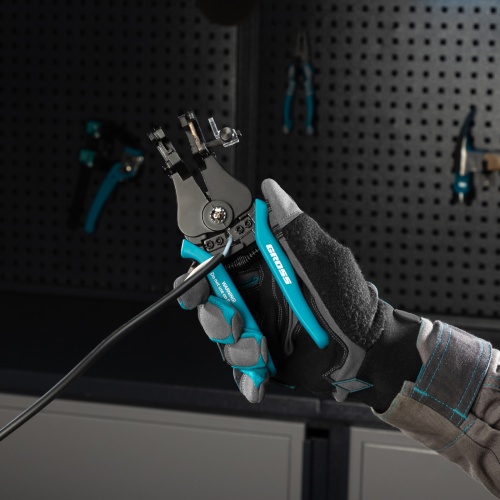 Щипцы для зачистки электропроводов 0.5, 1.0, 1.5, 2.5, 4.0, 8.0 мм/кв (8-22AWG) лезвие SK5 Gross фото 12 Щипцы для зачистки электропроводов 0.5, 1.0, 1.5, 2.5, 4.0, 8.0 мм/кв (8-22AWG) лезвие SK5 Gross фото 12