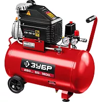 Воздушный масляный компрессор ЗУБР 260 л/мин, 1800 Вт КПМ-260-50