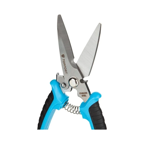 Ножницы по металлу Topfort 8 ручки прорезинованные, сталь 1704753 фото 5 Ножницы по металлу Topfort 8 ручки прорезинованные, сталь 1704753 фото 5