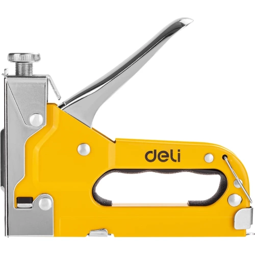 Строительный мебельный степлер DELI металлический с регулировкой + антистеплер DL238105 с набором скоб в кейсе (Тип «П» 4-14мм, «U» 10-12мм и «T» 10-14мм по 2000шт каждых) 98418 фото 4 Строительный мебельный степлер DELI металлический с регулировкой + антистеплер DL238105 с набором скоб в кейсе (Тип «П» 4-14мм, «U» 10-12мм и «T» 10-14мм по 2000шт каждых) 98418 фото 4