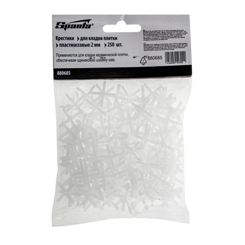 Крестики, 2.0 мм, для кладки плитки, 250 шт Sparta фото 4