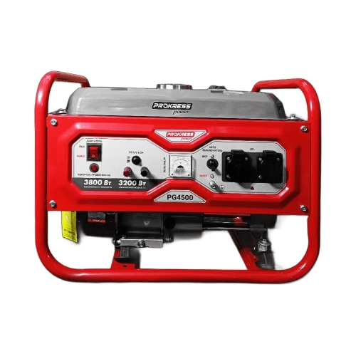 Генератор бензиновый PROKRESSPOWER PG 4500 3,2/3.8 кВт бак 15 л 45 кг 00-00000024 фото 6