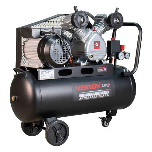 Компрессор Verton Air AC-50/450RV 230/50 В/Гц, масляный, ременной, 450 л/м, 50 л, 10 бар, 2.2 кВт, 1000 об/мин, рапид, асинхронный, однофазный 01.14017.15124 фото 10