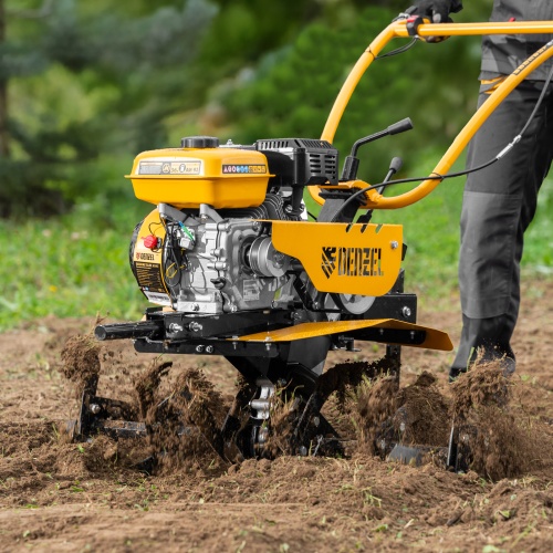 Мотоблок DPT-270S, 7 л.с., ремен.сцеп, фрез 3х4, ШОМ, передачи 2В/1Н Denzel фото 33