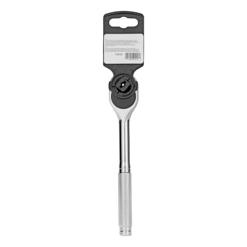 Ключ-трещотка 3/8", 45 зубьев, цельнометаллический, с быстрым сбросом, CrV, хром Сибртех фото 8