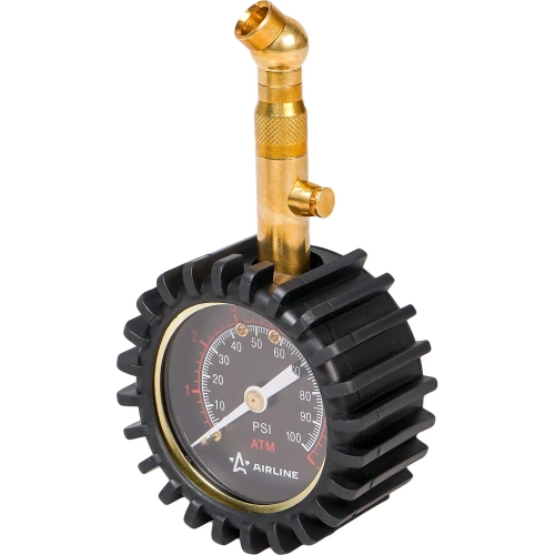 Стрелочный манометр Airline PRO 7АТМ, 50 мм, с клапаном сброса AEAS002 фото 3