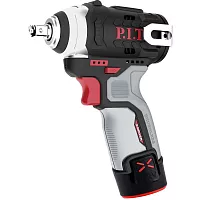 Гайковерт аккумуляторный бесщеточный P.I.T. IMPACT 12В, 120Нм, 3ск, кв. 3/8, 2 акб 2Ач, ЗУ PIW12K-120A/2