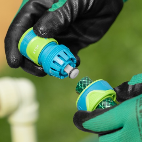 Соединитель быстросъемный, аквастоп,  3/4 Palisad Luxe фото 6