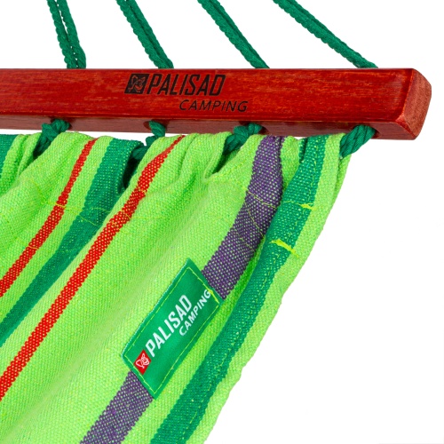 Гамак 200 х 100 см, с деревянными планками Camping Palisad фото 4