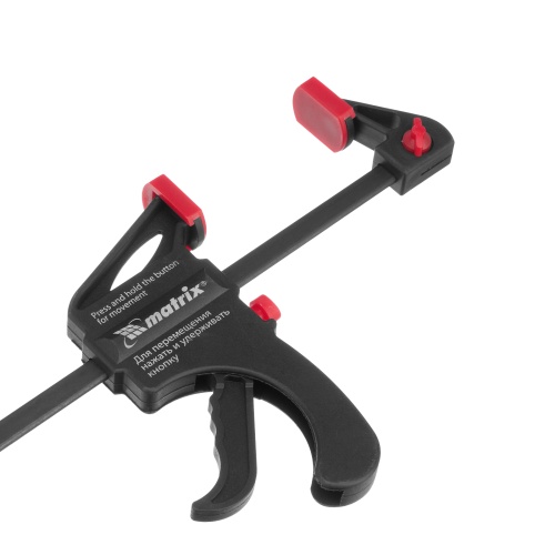Струбцина универсальная F-образная, 200 х 315 х 45 мм, пластмассовый корпус Matrix фото 5