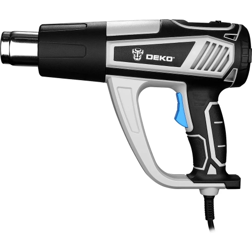 Фен строительный DEKO HG2500 PRO в кейсе, с LCD дисплеем, 2500 Вт 085-1131 фото 8