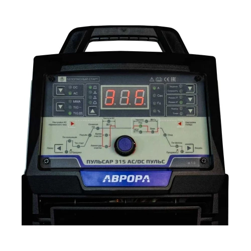 Аппарат для аргонодуговой сварки АВРОРА ПУЛЬСАР 315 AC/DC ПУЛЬС + аттестат НАКС 30466 фото 5 Аппарат для аргонодуговой сварки АВРОРА ПУЛЬСАР 315 AC/DC ПУЛЬС + аттестат НАКС 30466 фото 5