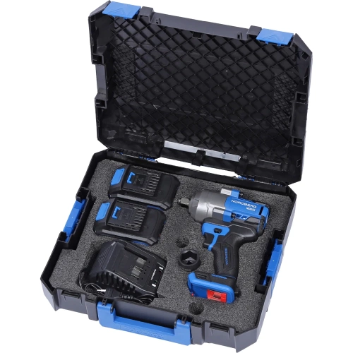 Гайковерт аккумуляторный NORDBERG 1/2, 21В, 1000 Нм с двумя 4A аккум. и зар. уст-вом, в кейсе NE805K фото 11 Гайковерт аккумуляторный NORDBERG 1/2, 21В, 1000 Нм с двумя 4A аккум. и зар. уст-вом, в кейсе NE805K фото 11