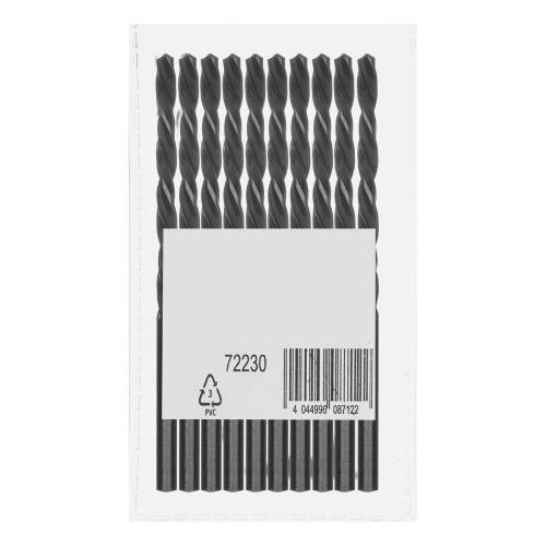 Сверло по металлу, 3 мм, быстрорежущая сталь, 10 шт, цилиндрический хвостовик Сибртех фото 6 Сверло по металлу, 3 мм, быстрорежущая сталь, 10 шт, цилиндрический хвостовик Сибртех фото 6